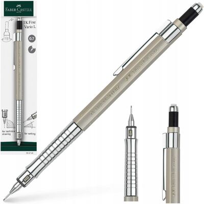 FABER-CASTELL Ołówek automatyczny z gumką na rysiki TK-Fine Vario L 0,7 mm FABER-CASTELL Ołówek automatyczny z gumką na rysiki TK-Fine Vario L 0,7 mm