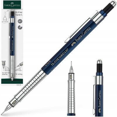 FABER-CASTELL Ołówek automatyczny z gumką na rysiki TK-Fine Vario L 0,7 mm FABER-CASTELL Ołówek automatyczny z gumką na rysiki TK-Fine Vario L 0,7 mm