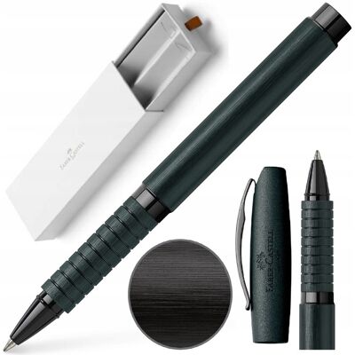 FABER-CASTELL Pióro kulkowe na wkład eleganckie długopis Essentio CZARNE FABER-CASTELL Pióro kulkowe na wkład eleganckie długopis Essentio CZARNE