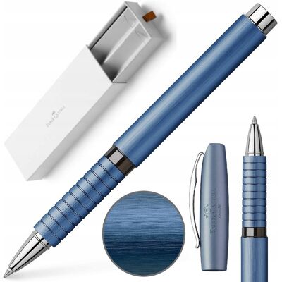 FABER-CASTELL Pióro kulkowe na wkład eleganckie długopis Essentio NIEBIESKI FABER-CASTELL Pióro kulkowe na wkład eleganckie długopis Essentio NIEBIESKI