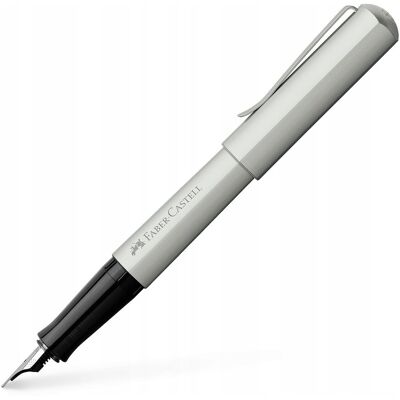 Faber-Castell Pióro Wieczne Hexo Matowe Srebrne M Faber-Castell Pióro Wieczne Hexo Matowe Srebrne M
