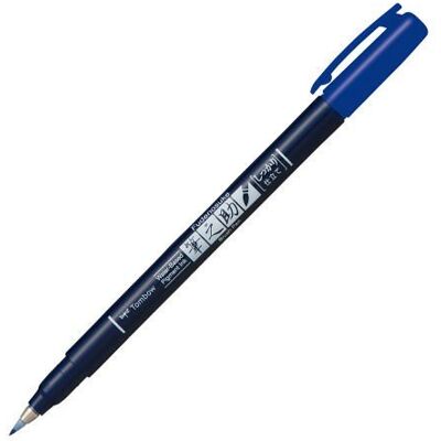 Flamaster pisak Fudenosuke BH15 Tombow twardy niebieski Flamaster pisak Fudenosuke BH15 Tombow twardy niebieski