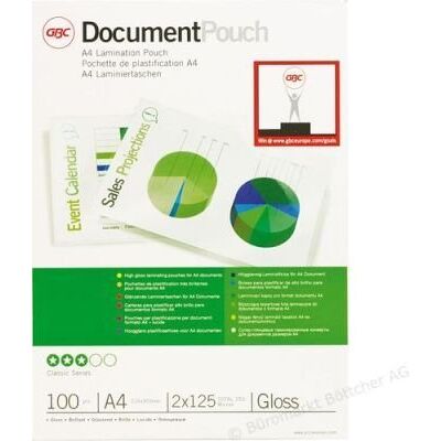 Folia Laminacyjna Gbc A4/2 X 125µm Błysk (100) Folia Laminacyjna Gbc A4/2 X 125µm Błysk (100)