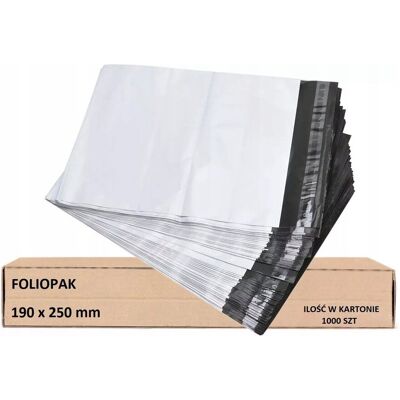 inna (Inny) Foliopaki Koperty kurierskie 190x250mm 1000 szt. inna (Inny) Foliopaki Koperty kurierskie 190x250mm 1000 szt.