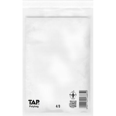 Foliowa Koperta Bąbelkowa 17/7/g Tap Polybag White 100 Sztuk Foliowa Koperta Bąbelkowa 17/7/g Tap Polybag White 100 Sztuk