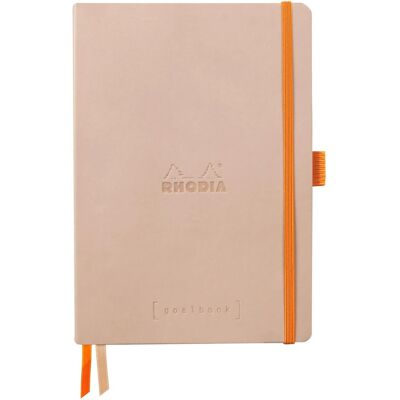 Goalbook Rhodia A5, miękka oprawa, rose smoke Goalbook Rhodia A5, miękka oprawa, rose smoke
