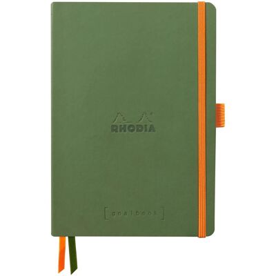 Goalbook Rhodia A5, miękka oprawa, sage Goalbook Rhodia A5, miękka oprawa, sage