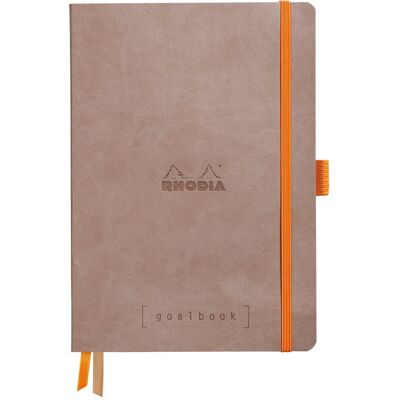 Goalbook Rhodia A5, miękka oprawa, taupe Goalbook Rhodia A5, miękka oprawa, taupe