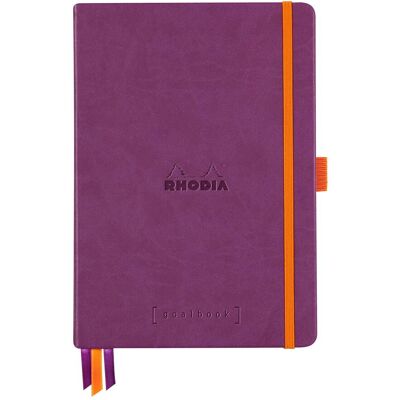 Goalbook Rhodia A5, twarda oprawa, purpurowy Goalbook Rhodia A5, twarda oprawa, purpurowy