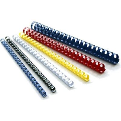 Argo Grzbiety do bindownic, czarne, 22 mm 50 sztuk Argo Grzbiety do bindownic, czarne, 22 mm 50 sztuk