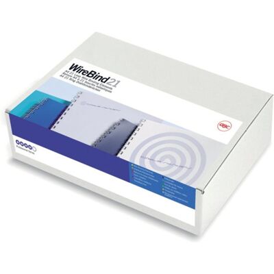 Grzbiety Drutowe Gbc A4 21l 6mm Białe (100szt) Ib165085 Grzbiety Drutowe Gbc A4 21l 6mm Białe (100szt) Ib165085