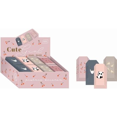 Inny producent Gumka do ścierania Cute Girl (24szt) Inny producent Gumka do ścierania Cute Girl (24szt)
