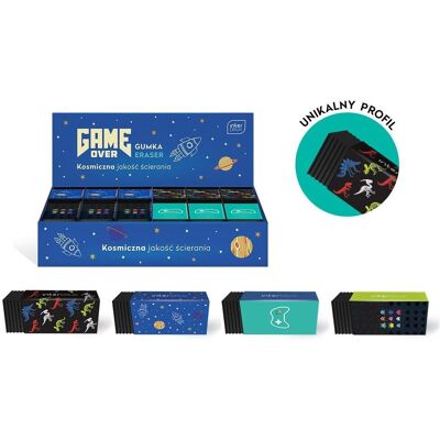 Inny producent Gumka do ścierania Game Over (24szt) Inny producent Gumka do ścierania Game Over (24szt)