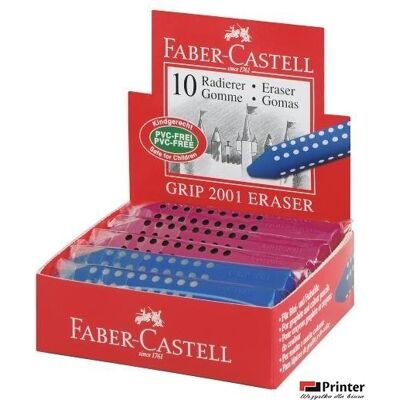 Inny producent Gumka trójkatna czerwono-niebieska GRIP 2001 (10 szt.) FABER CASTELL 187101 Inny producent Gumka trójkatna czerwono-niebieska GRIP 2001 (10 szt.) FABER CASTELL 187101