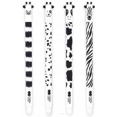 Happy Color, Długopis Wymazywalny Black White, 0,5 Mm Happy Color Mix 12Szt. Happy Color, Długopis Wymazywalny Black White, 0,5 Mm Happy Color Mix 12Szt.