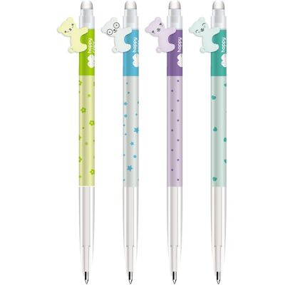 Happy Color, Hello Bears, Automatyczny Długopis Wymazywalny, Niebieski, 0.5 Mm, 12 Szt. Happy Color, Hello Bears, Automatyczny Długopis Wymazywalny, Niebieski, 0.5 Mm, 12 Szt.