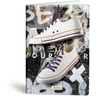 Happy Color, Zeszyt A4 40K Kratka Mar Mar Sneakers Aplikacja Pakiet 10Szt. Happy Color, Zeszyt A4 40K Kratka Mar Mar Sneakers Aplikacja Pakiet 10Szt.