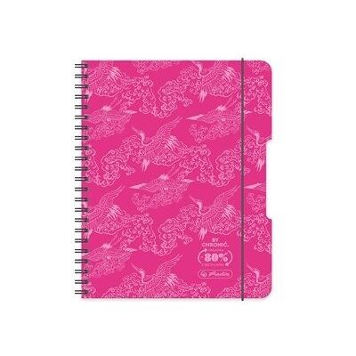 Herlitz, paczka kołobrulion a4 80 k. kratka eco pp colors róż 4 szt. Herlitz, paczka kołobrulion a4 80 k. kratka eco pp colors róż 4 szt.
