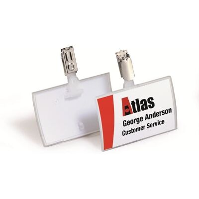 Identyfikator Click Fold Durable Z Klipem (25 Sztuk) Identyfikator Click Fold Durable Z Klipem (25 Sztuk)