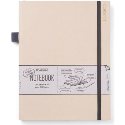IF, notatnik bookaroo journal duży kremowy IF, notatnik bookaroo journal duży kremowy