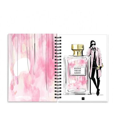JUFIMI Dziennik pomiaru glukozy A5 cukier we krwi notes zdrowia twarda okładka PERFUMY JUFIMI Dziennik pomiaru glukozy A5 cukier we krwi notes zdrowia twarda okładka PERFUMY