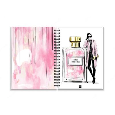 JUFIMI Planer nauczyciela niedatowany organizer terminarz dziennik PERFUMY okładka twarda JUFIMI Planer nauczyciela niedatowany organizer terminarz dziennik PERFUMY okładka twarda