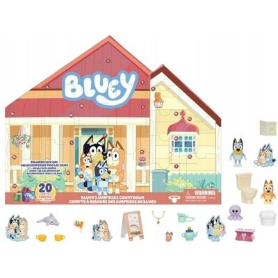 Kalendarz Adwentowy Domek BLUEY CHRISTMAS 20 okienek Bingo Moose Toys Licencja Kalendarz Adwentowy Domek BLUEY CHRISTMAS 20 okienek Bingo Moose Toys Licencja