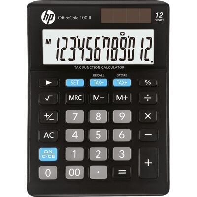 Kalkulator Biurowy Hp-Oc 100 Ii/int Bx, 12 Cyfr, 147x103x28mm, Czarny Kalkulator Biurowy Hp-Oc 100 Ii/int Bx, 12 Cyfr, 147x103x28mm, Czarny