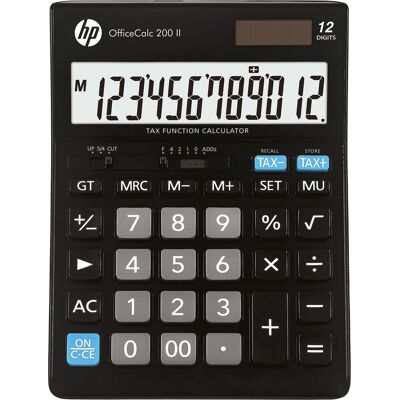 Kalkulator Biurowy Hp-Oc 200 Ii/int Bx, 12 Cyfr, 179x125x30mm, Czarny Kalkulator Biurowy Hp-Oc 200 Ii/int Bx, 12 Cyfr, 179x125x30mm, Czarny