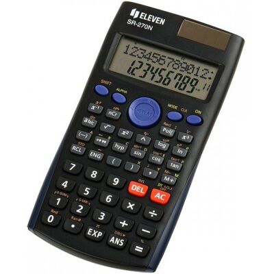 Kalkulator Elektroniczny Naukowy 12 Cyfr 240 Funkcji Czarny Sr-270N Eleven Kalkulator Elektroniczny Naukowy 12 Cyfr 240 Funkcji Czarny Sr-270N Eleven