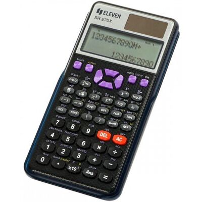 Kalkulator Elektroniczny Naukowy 417 Funkcji Czarny Sr-270X Eleven Kalkulator Elektroniczny Naukowy 417 Funkcji Czarny Sr-270X Eleven