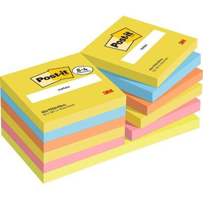 3M Kart. Samoprzylepne Post-It®, Energetic, 76x76mm, 12x90 Kart. 3M Kart. Samoprzylepne Post-It®, Energetic, 76x76mm, 12x90 Kart.