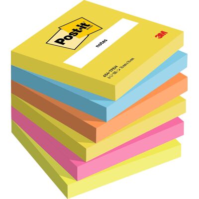 3M Karteczki Samoprz. Post-It®, Energetic, 76x76mm, 6x100 Kart. 3M Karteczki Samoprz. Post-It®, Energetic, 76x76mm, 6x100 Kart.