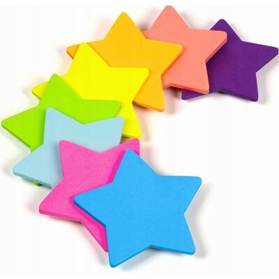 Inny producent Karteczki Samoprzylepne 66x66mm Gwiazdki Zestaw 8 Sztuk Kolorowe Papier Inny producent Karteczki Samoprzylepne 66x66mm Gwiazdki Zestaw 8 Sztuk Kolorowe Papier