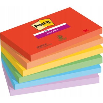 POST-IT Karteczki samoprzylepne Super Sticky PLAYFUL POST-IT Karteczki samoprzylepne Super Sticky PLAYFUL
