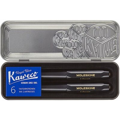 KAWECO X MOLESKINE zestaw prezentowy czarny KAWECO X MOLESKINE zestaw prezentowy czarny