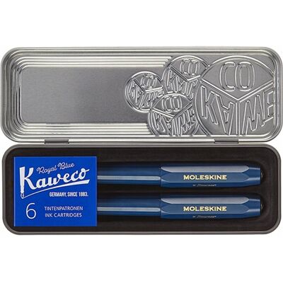 KAWECO X MOLESKINE zestaw prezentowy niebieski KAWECO X MOLESKINE zestaw prezentowy niebieski