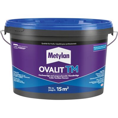 Henkel Klej Gotowy Do Tapet Grubych Tekstylnych Pvc Welurowych Metylan Ovalit 3 Kg Henkel Klej Gotowy Do Tapet Grubych Tekstylnych Pvc Welurowych Metylan Ovalit 3 Kg