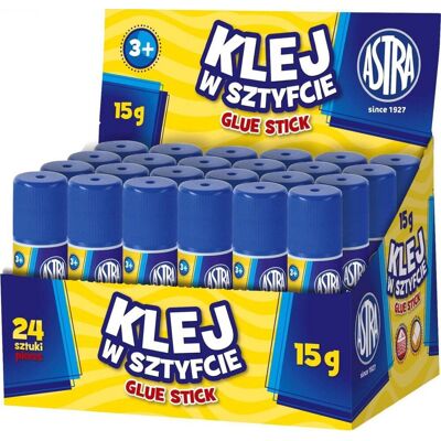 Klej W Sztyfcie 15g (24szt) Astra Klej W Sztyfcie 15g (24szt) Astra