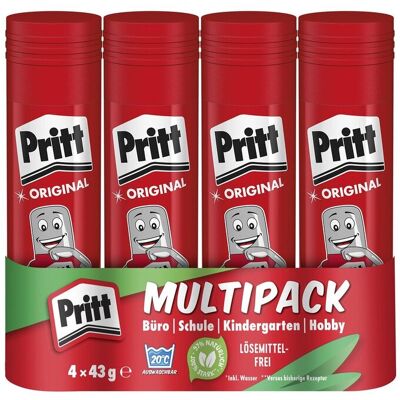 Klej W Sztyfcie Do Papieru 4 X 43g Pritt Klej W Sztyfcie Do Papieru 4 X 43g Pritt