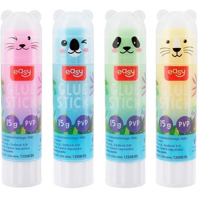 Easy Stationery Klej w sztyfcie PVA 15g Zwierzątka (24szt) EASY Easy Stationery Klej w sztyfcie PVA 15g Zwierzątka (24szt) EASY