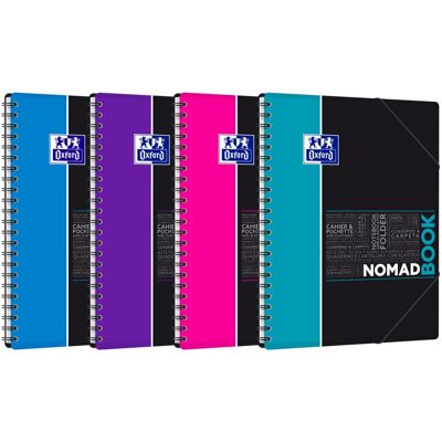 Hamelin Kołonotatnik w linię, A4, Oxford NomadBook, mix kolorów Hamelin Kołonotatnik w linię, A4, Oxford NomadBook, mix kolorów