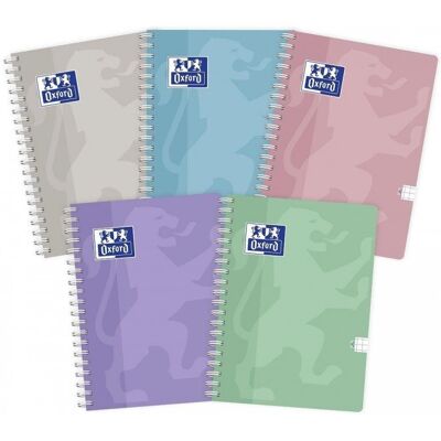 Oxford Kołozeszyt A4/80K kratka Touch Pastel (5szt) Oxford Kołozeszyt A4/80K kratka Touch Pastel (5szt)