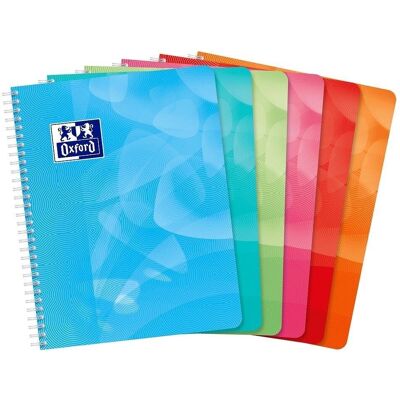 Kołozeszyt Oxford Lagoon A5 80 kartek kratka papier 90 g zestaw 5 szt Kołozeszyt Oxford Lagoon A5 80 kartek kratka papier 90 g zestaw 5 szt