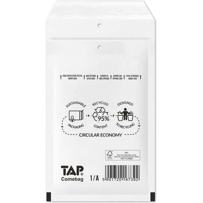 Koperty Bąbelkowe 11/1/A White TAP Comebag 200 szt Koperty Bąbelkowe 11/1/A White TAP Comebag 200 szt