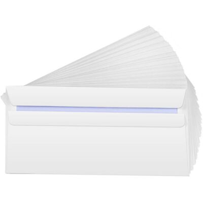 Packware Koperty bez okienka DL (110 x 220 mm) biały 1000szt Packware Koperty bez okienka DL (110 x 220 mm) biały 1000szt