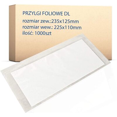 inna (Inny) KOPERTY FOLIOWE Przylgi Kangurki DL 1000szt inna (Inny) KOPERTY FOLIOWE Przylgi Kangurki DL 1000szt