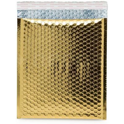 Neopak Koperty Metaliczne Bąbelkowe 220x265mm Złote 100sz Neopak Koperty Metaliczne Bąbelkowe 220x265mm Złote 100sz
