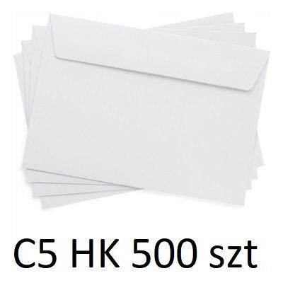 Neopak Koperty Papierowe Białe C5 500szt. Samoklejące HK Neopak Koperty Papierowe Białe C5 500szt. Samoklejące HK