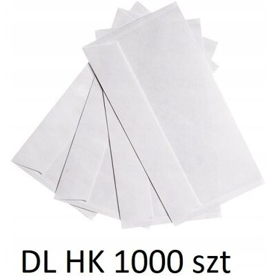 Neopak Koperty Papierowe Białe DL 1000szt Samoklejące HK Neopak Koperty Papierowe Białe DL 1000szt Samoklejące HK